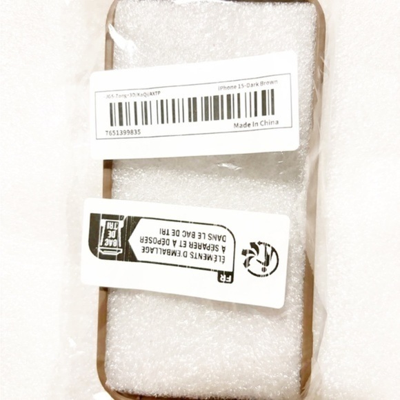 Iphone 15 transparent clear with magnetic wallet - Picture 5 of 6